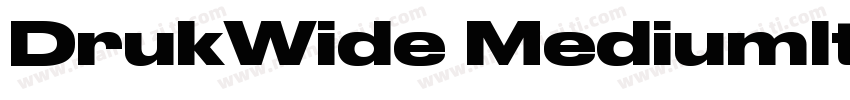 DrukWide MediumItalic字体转换